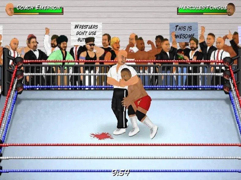 Скачать взломанную Wrestling Revolution (Реслинг Революшн)  [МОД Unlimited Money] — стабильная версия apk на Андроид screen 3