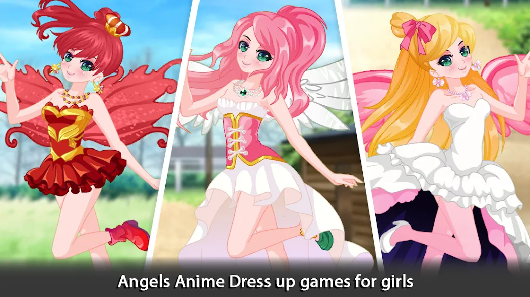 Взломанная Dress Up Angel Anime Girl Game  [МОД Много монет] — стабильная версия apk на Андроид screen 5