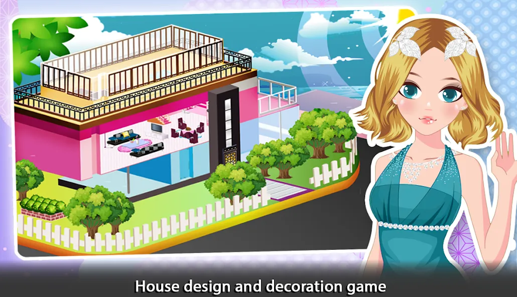 Взломанная Girl Doll House — Room Design  [МОД Меню] — последняя версия apk на Андроид screen 1