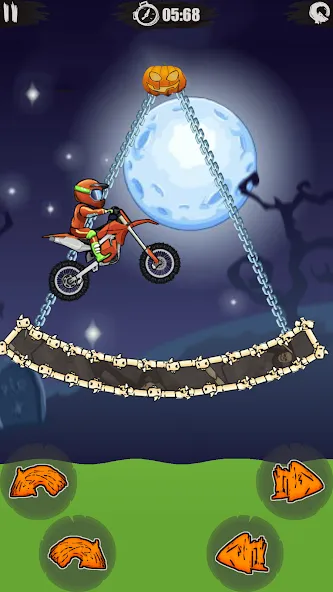 Взломанная Moto X3M Bike Race Game (Мото 3М Игра на мотоциклах)  [МОД Mega Pack] — стабильная версия apk на Андроид screen 4