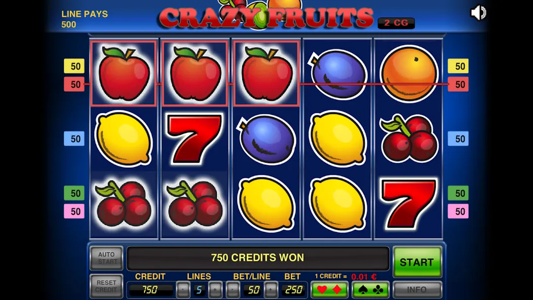 Взломанная Crazy Fruits (Крейзи Фрутс)  [МОД Бесконечные монеты] — последняя версия apk на Андроид screen 1