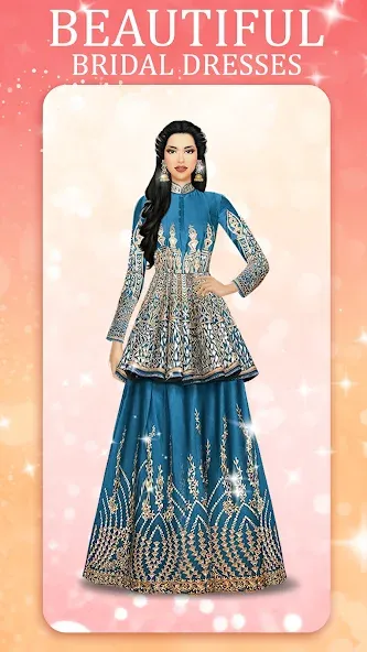 Взломанная Indian Fashion Dressup Stylist  [МОД Бесконечные деньги] — полная версия apk на Андроид screen 1