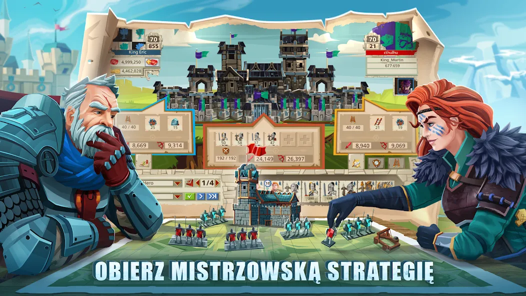 Взломанная Empire: Four Kingdoms (PL) (Импайр)  [МОД Все открыто] — последняя версия apk на Андроид screen 2