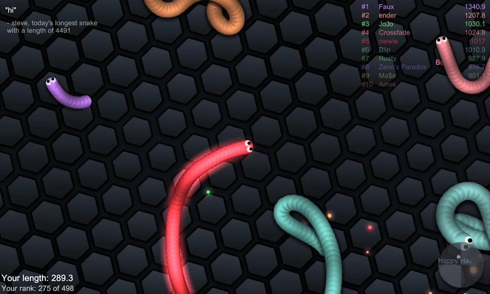 Взлом slither.io  [МОД Много монет] — стабильная версия apk на Андроид screen 2