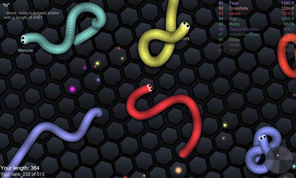 Взлом slither.io  [МОД Много монет] — стабильная версия apk на Андроид screen 3