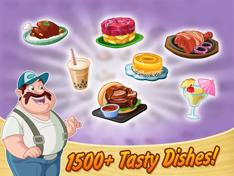 Взломанная Kitchen Scramble: Cooking Game (Китчен Скрэмбл)  [МОД Много денег] — последняя версия apk на Андроид screen 4