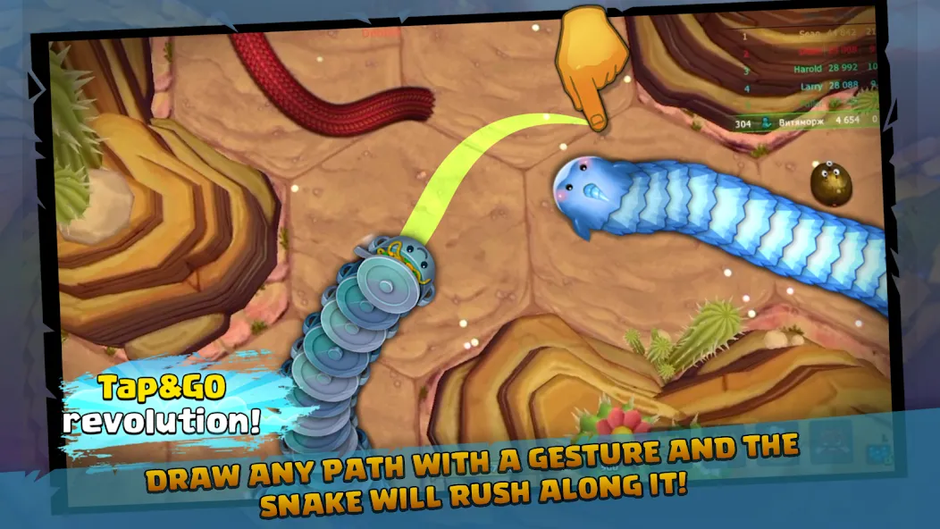 Взломанная Little Big Snake (Литл Биг Снейк)  [МОД Mega Pack] — стабильная версия apk на Андроид screen 2