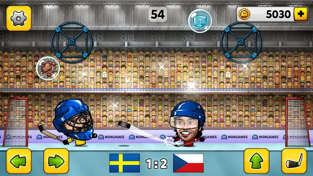 Взломанная Puppet Hockey: Pond Head  [МОД Бесконечные деньги] — последняя версия apk на Андроид screen 1