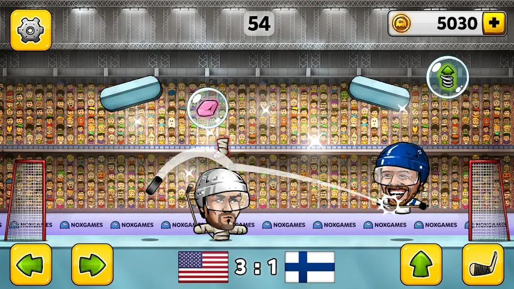 Взломанная Puppet Hockey: Pond Head  [МОД Бесконечные деньги] — последняя версия apk на Андроид screen 2