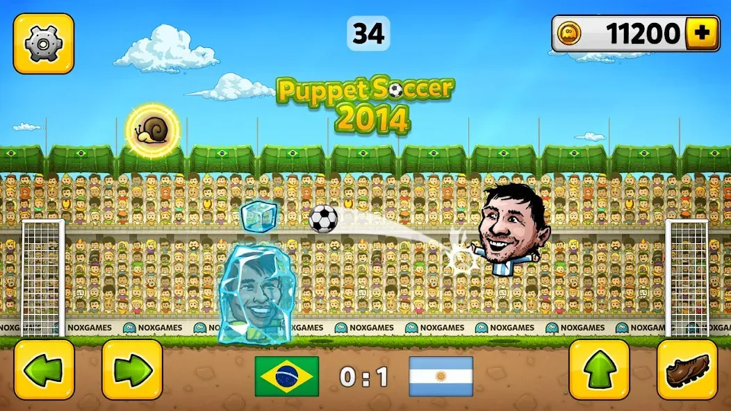 Скачать взлом Puppet Soccer — Football  [МОД Меню] — стабильная версия apk на Андроид screen 1