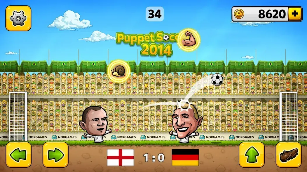 Скачать взлом Puppet Soccer — Football  [МОД Меню] — стабильная версия apk на Андроид screen 2