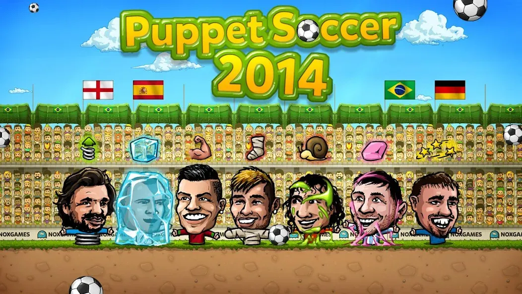 Скачать взлом Puppet Soccer — Football  [МОД Меню] — стабильная версия apk на Андроид screen 4