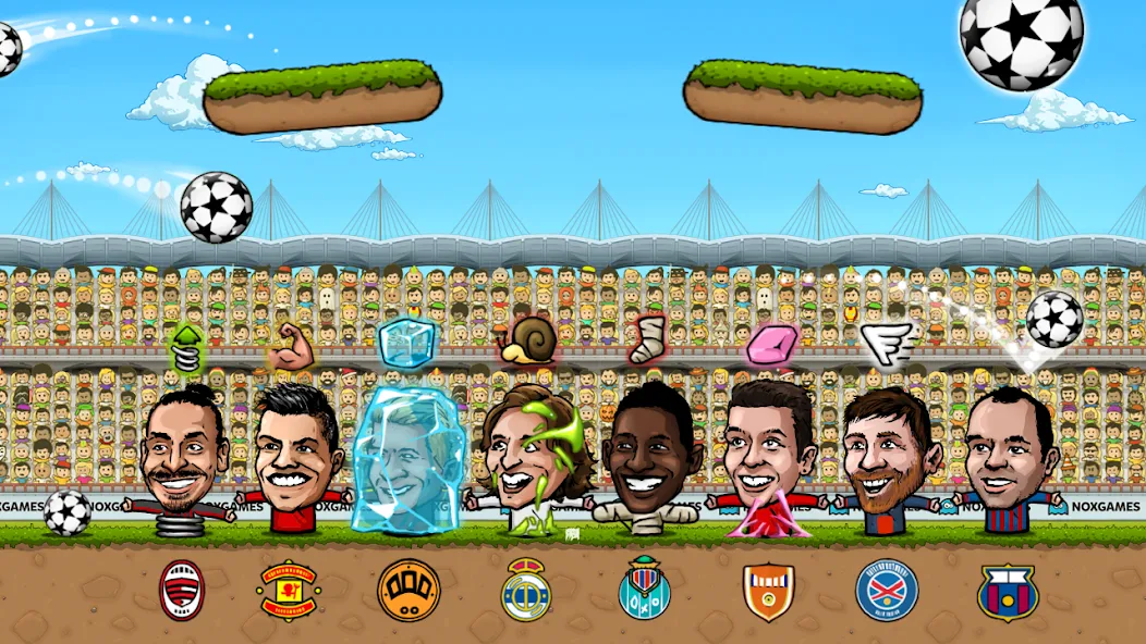 Скачать взломанную Puppet Soccer: Champs League (Паппет Соккер)  [МОД Бесконечные монеты] — стабильная версия apk на Андроид screen 3