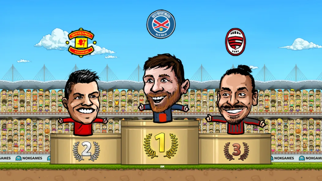 Скачать взломанную Puppet Soccer: Champs League (Паппет Соккер)  [МОД Бесконечные монеты] — стабильная версия apk на Андроид screen 4