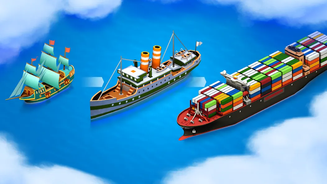 Взлом Sea Port: Cargo Boat Tycoon (Си Порт)  [МОД Много монет] — полная версия apk на Андроид screen 2