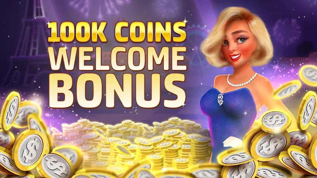 Взлом Vegas Downtown Slots & Words  [МОД Много монет] — стабильная версия apk на Андроид screen 2