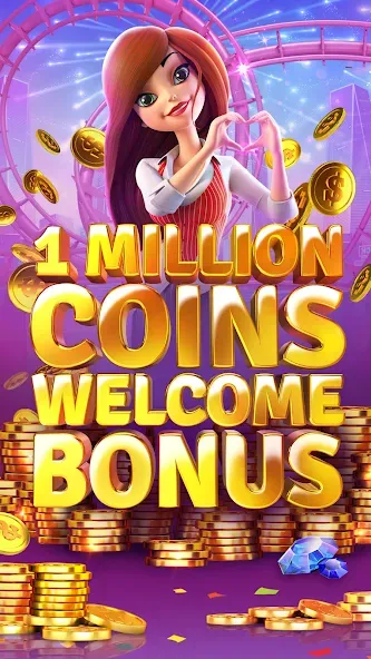 Скачать взлом Slotomania™ Slots Casino Games (Слотомания)  [МОД Много монет] — последняя версия apk на Андроид screen 2