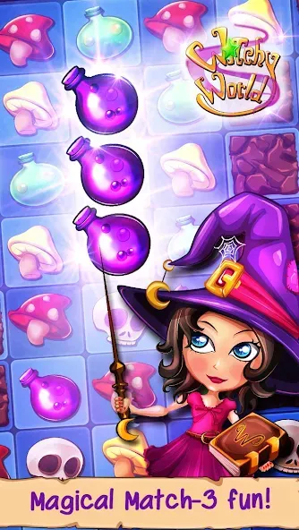 Взлом Witchy World (Уитчи Ворлд)  [МОД Бесконечные монеты] — стабильная версия apk на Андроид screen 1