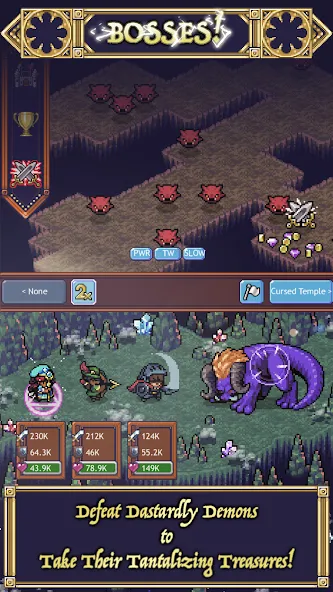 Взломанная Cave Heroes:Idle Dungeon RPG (Кейв Хероес)  [МОД Много монет] — последняя версия apk на Андроид screen 2