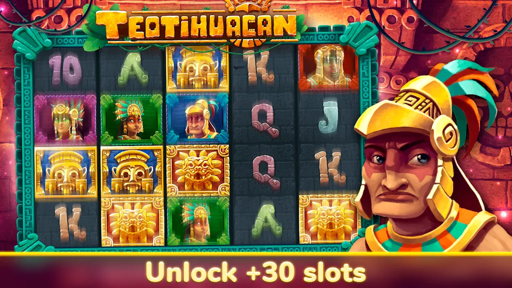 Скачать взлом Akamon Slots — Casino Videoslo (Акамон Слотс)  [МОД Бесконечные деньги] — последняя версия apk на Андроид screen 4