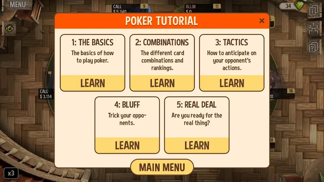 Взлом Learn Poker — How to Play  [МОД Бесконечные деньги] — стабильная версия apk на Андроид screen 3