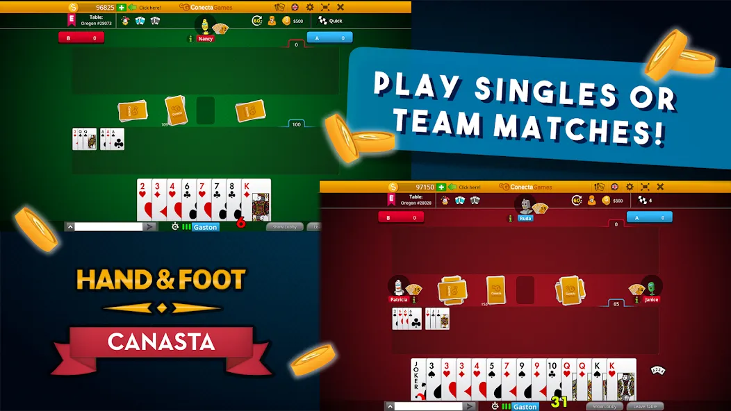 Скачать взломанную Hand and Foot Canasta  [МОД Все открыто] — полная версия apk на Андроид screen 4