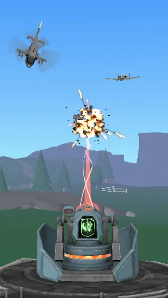 Скачать взлом Air Defense: Airplane Shooting (Эйр Дефенс)  [МОД Бесконечные монеты] — полная версия apk на Андроид screen 5