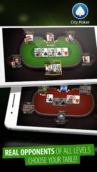 Скачать взломанную City Poker: Holdem, Omaha (Сити Покер)  [МОД Много денег] — последняя версия apk на Андроид screen 5