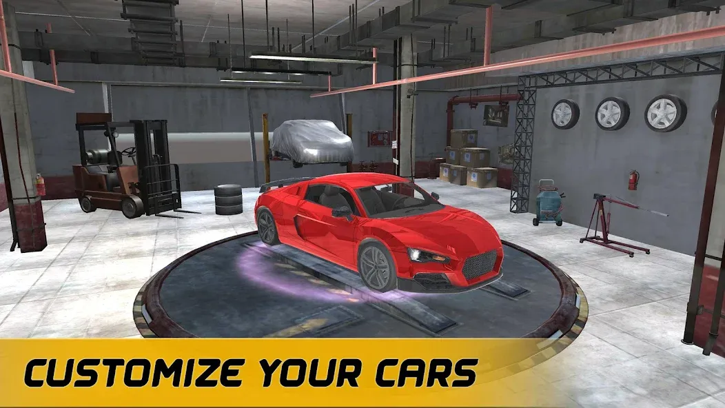 Взлом American Muscle Car Racing (Американская гоночная машина   )  [МОД Menu] — последняя версия apk на Андроид screen 2