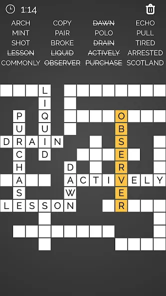 Взлом Crossword : Word Fill  [МОД Mega Pack] — последняя версия apk на Андроид screen 5