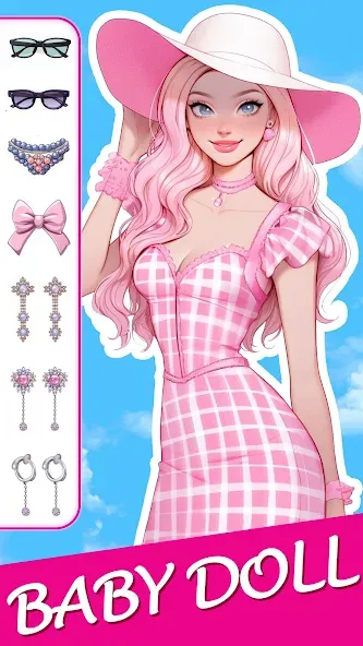 Взломанная Doll Makeover: dress up games (Долл Мейковер)  [МОД Много монет] — последняя версия apk на Андроид screen 2