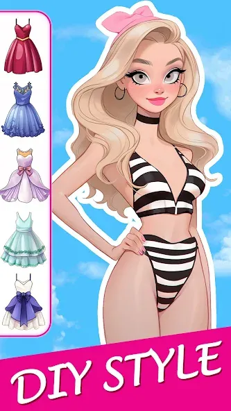 Взломанная Doll Makeover: dress up games (Долл Мейковер)  [МОД Много монет] — последняя версия apk на Андроид screen 3