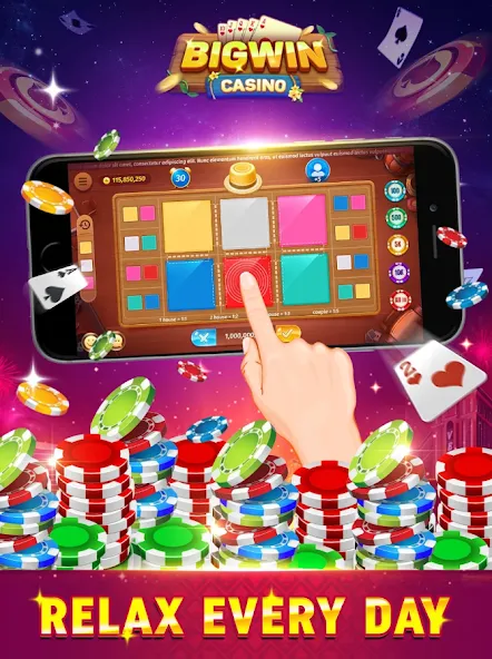 Взломанная Bigwin — Slot Casino Online (Бигвин)  [МОД Mega Pack] — последняя версия apk на Андроид screen 1