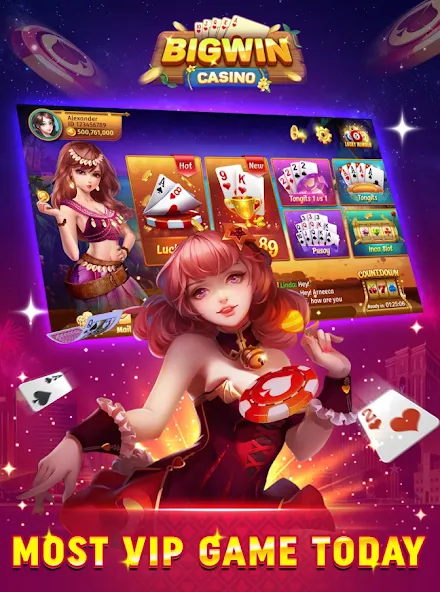 Взломанная Bigwin — Slot Casino Online (Бигвин)  [МОД Mega Pack] — последняя версия apk на Андроид screen 2