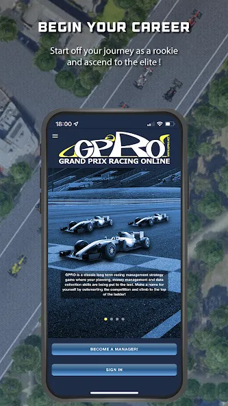 Скачать взломанную GPRO — Classic racing manager (ГПРО)  [МОД Много денег] — последняя версия apk на Андроид screen 1