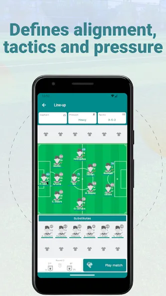 Скачать взлом Superkickoff — Soccer manager (уперкикофф)  [МОД Бесконечные монеты] — последняя версия apk на Андроид screen 5