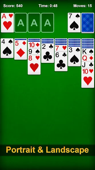 Взломанная Solitaire — Classic Card Games  [МОД Много денег] — стабильная версия apk на Андроид screen 2