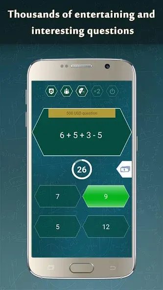 Взломанная Math Game 2023  [МОД Бесконечные монеты] — полная версия apk на Андроид screen 2