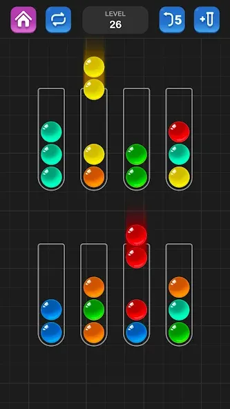 Взломанная Ball Sort Puzzle — Color Game  [МОД Unlocked] — последняя версия apk на Андроид screen 3