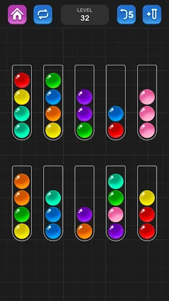 Взломанная Ball Sort Puzzle — Color Game  [МОД Unlocked] — последняя версия apk на Андроид screen 4