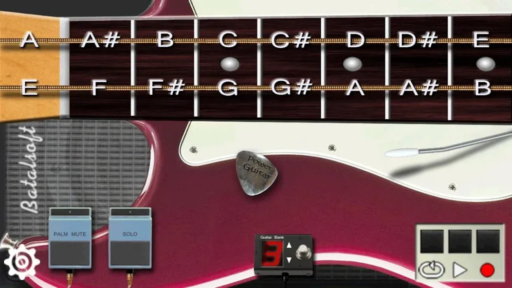 Взломанная Power guitar HD  [МОД Unlimited Money] — полная версия apk на Андроид screen 1