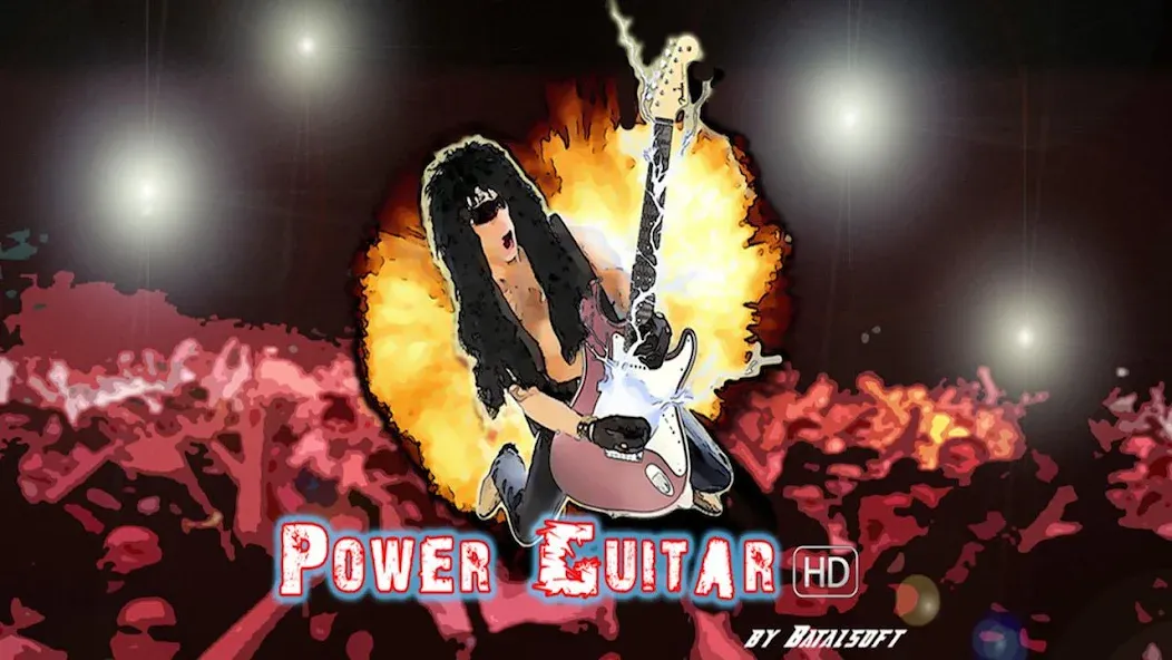 Взломанная Power guitar HD  [МОД Unlimited Money] — полная версия apk на Андроид screen 2