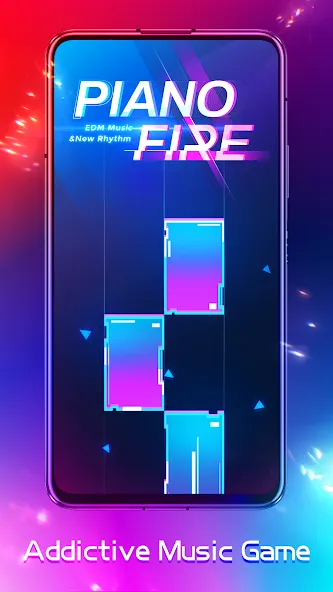 Взлом Piano Fire: Edm Music & Piano (Пиано Файр)  [МОД Unlocked] — стабильная версия apk на Андроид screen 1