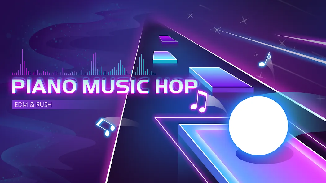 Взлом Piano Music Hop: EDM Rush! (Пиано музыка хоп)  [МОД Меню] — стабильная версия apk на Андроид screen 1