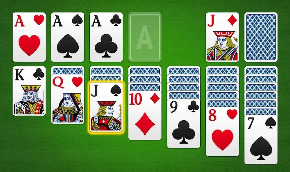 Взломанная Solitaire — Classic Card Games  [МОД Unlimited Money] — полная версия apk на Андроид screen 1