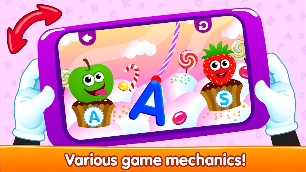 Скачать взлом ABC kids! Alphabet learning!  [МОД Много денег] — полная версия apk на Андроид screen 5