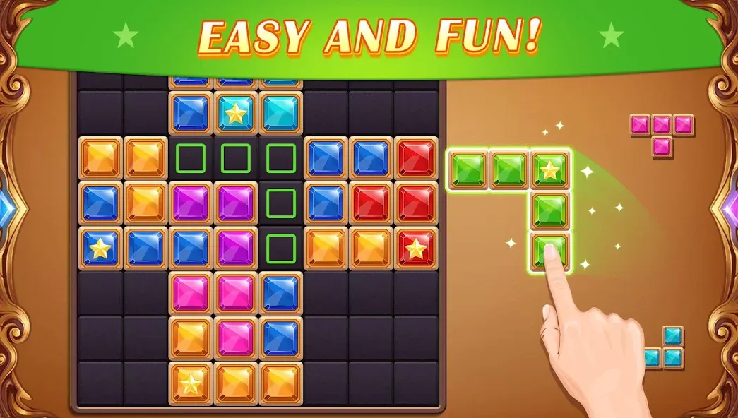 Взлом Block Puzzle: Diamond Star  [МОД Меню] — стабильная версия apk на Андроид screen 3