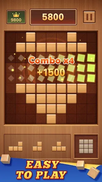 Скачать взлом Wood Block 99 — Sudoku Puzzle (Вуд Блок 99)  [МОД Unlocked] — полная версия apk на Андроид screen 3