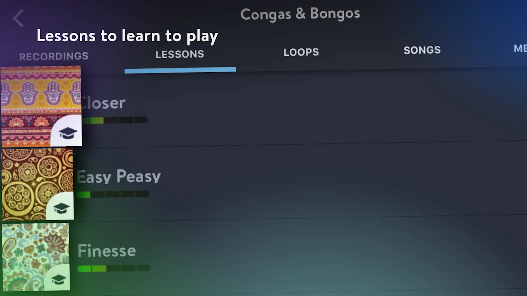 Скачать взлом Congas & Bongos: percussion  [МОД Меню] — стабильная версия apk на Андроид screen 4