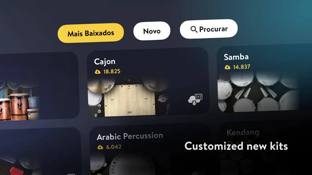 Взломанная Real Percussion: instruments (Реал Перкуссион)  [МОД Все открыто] — последняя версия apk на Андроид screen 3